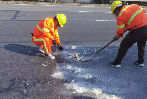 天宁公路下沉注浆加固